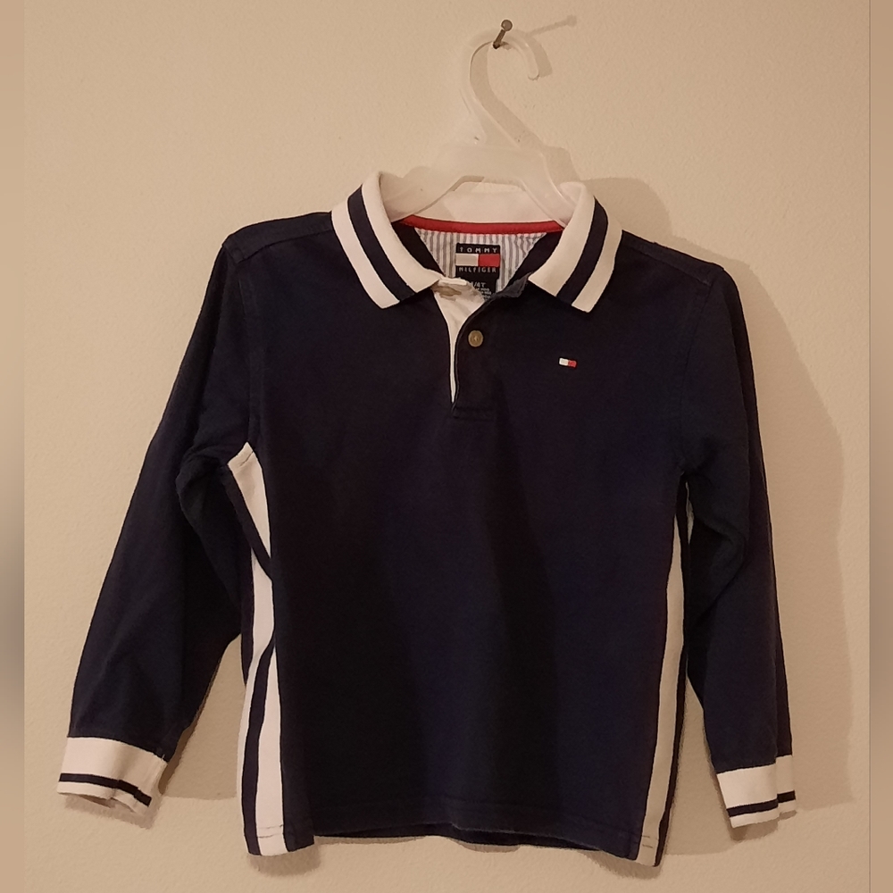 Tommy Hilfiger Longsleeve Collar Shirt, Boy's size: 4/4T
